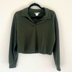 Cropped Long Sleeve Top